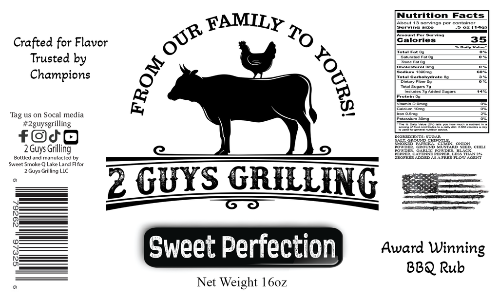 Sweet Perfection BBQ Rub – The Ultimate Balance of Flavor